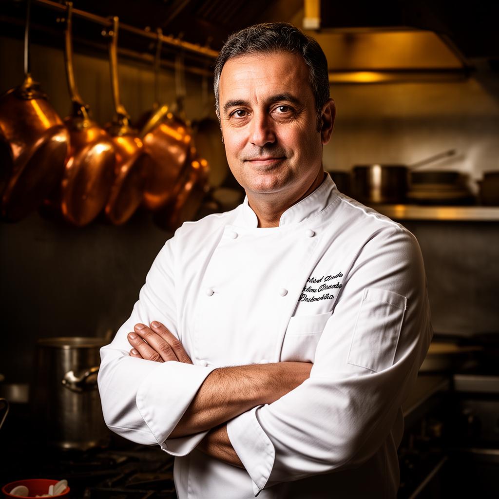 Chef Arjun Malhotra in his kitchen