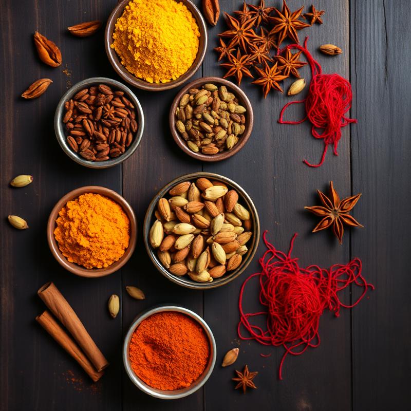 Aromatic spice collection